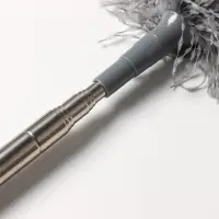 Щётка для пыли, плоская насадка 40&times;7.5 см, пушистая насадка 41&times;13 см, телескопическая ручка 230 см