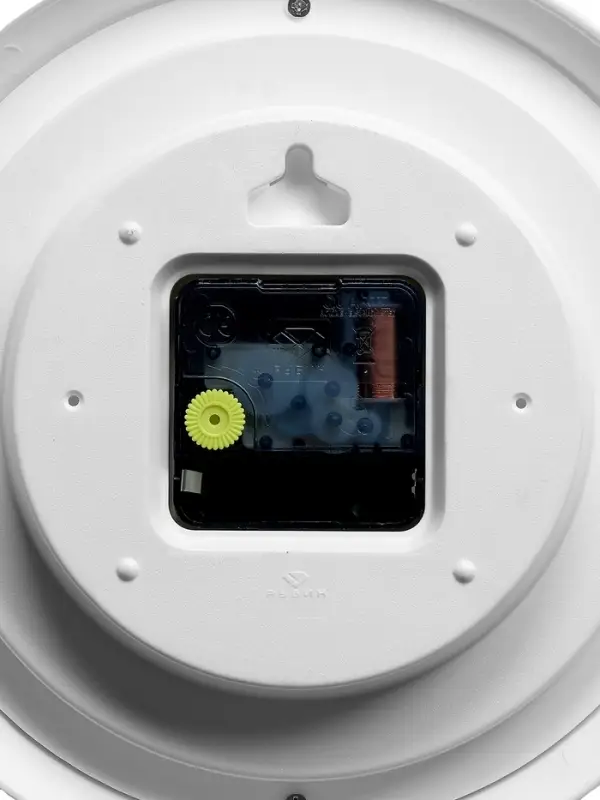 Часы настенные, интерьерные, бесшумные, d=21 см, белые