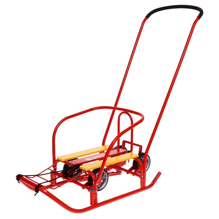 Санки «Ветерок 7 универсал», цвет алый Санки «Ветерок 7 универсал», цвет алый