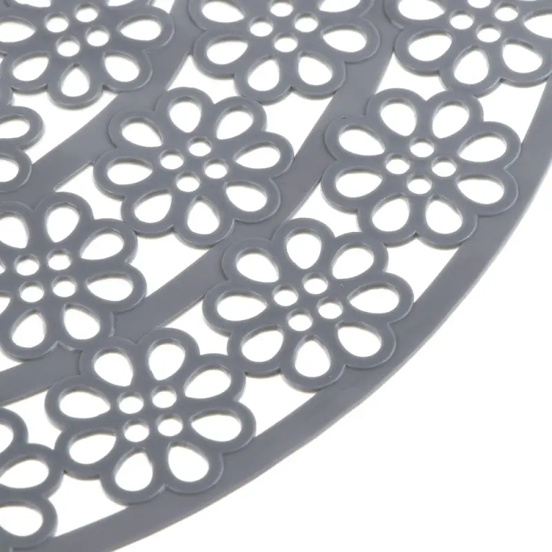 Коврик в раковину противоскользящий тм VETTA Паутинка, d29см, ПВХ, 2 дизайна, 4 цвета