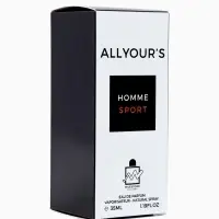 Парфюмерная вода мужская ALL YOUR'S HOMME SPORT, 35 мл (мотив Allure Homme Sport Chanel)