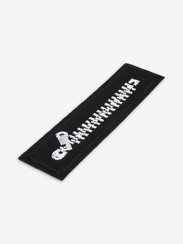 Термоаппликация «Молния», 10×2.5 см, чёрная, белая Термоаппликация «Молния», 10×2.5 см, чёрная, белая