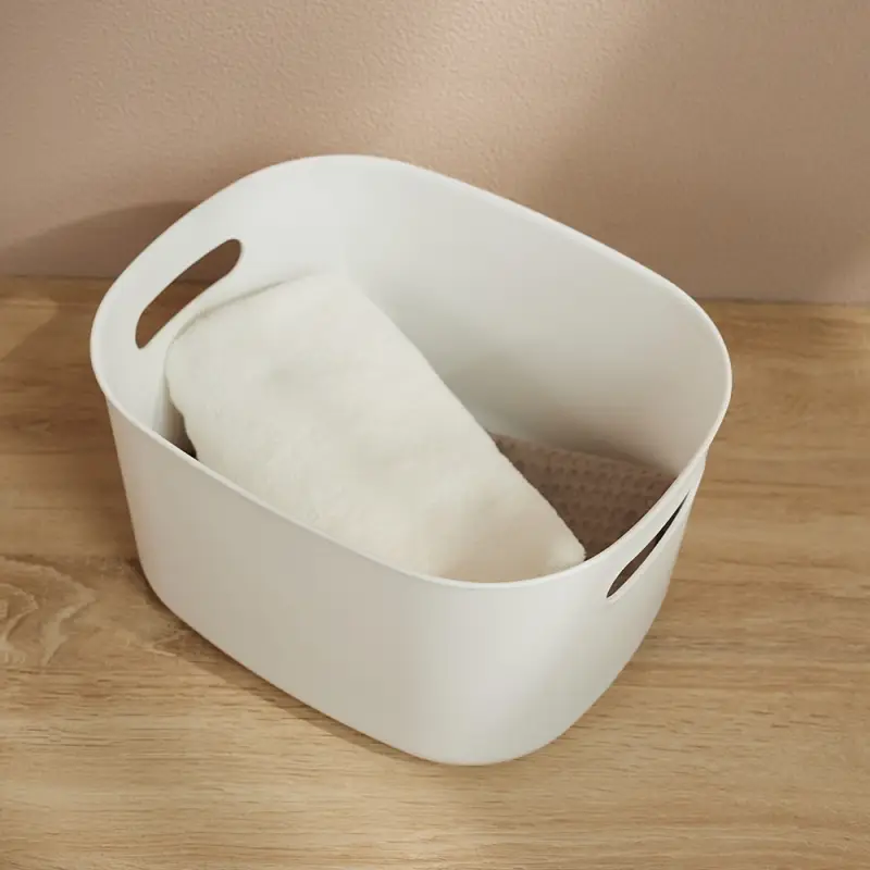 VETTA Корзина для хранения с бамбуковой крышкой "Токио", 27x22,5x15,5см