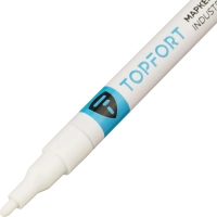 Маркер лаковый Topfort Industrial Plus 2 мм белый