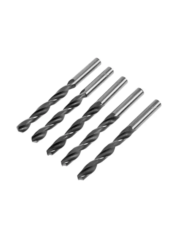 Сверло по металлу ТУНДРА, HSS, цилиндрический хвостовик, 11&times;140 мм, 5 шт.