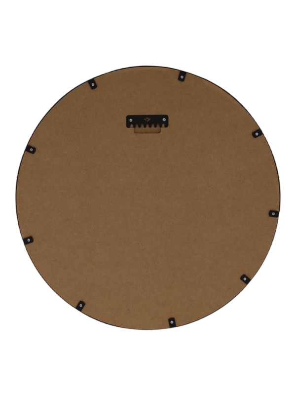 Зеркало интерьерное настенное в круглом корпусе из металла  d=50,5см, черный