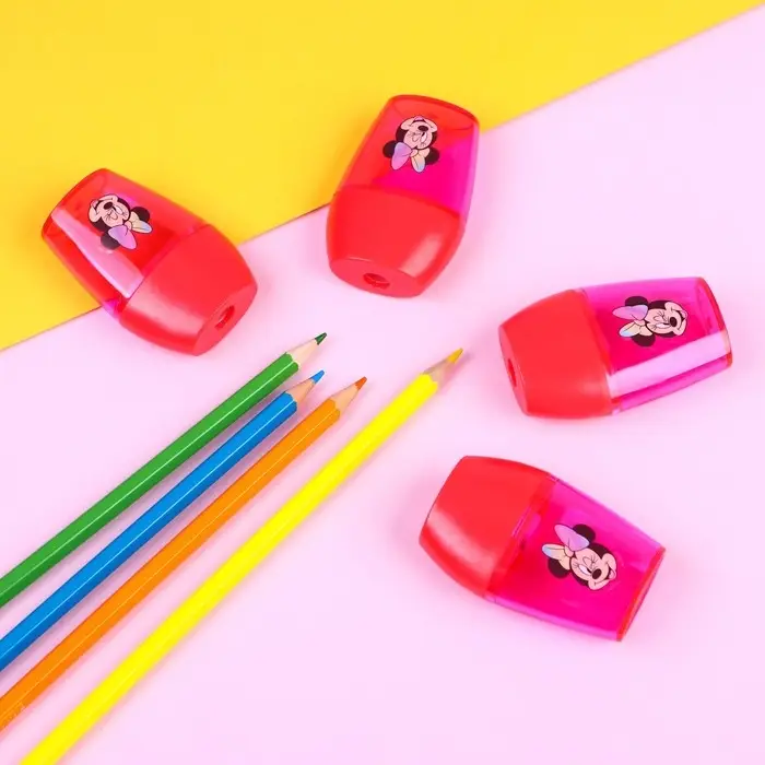Точилка пластиковая, красная, «Минни Маус» Точилка пластиковая, красная, «Минни Маус»