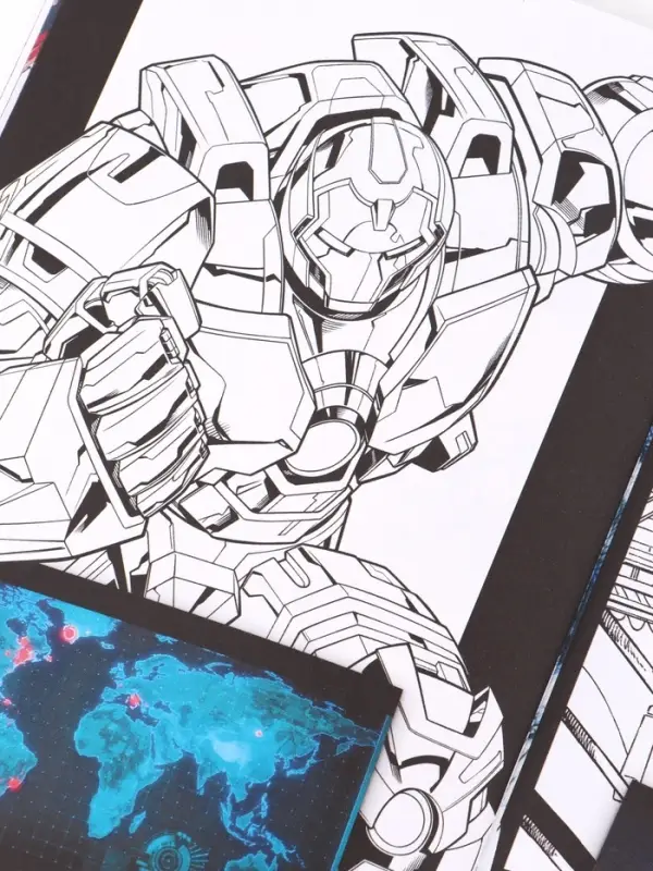 Супергеройская раскраска с дополненной реальностью, 19 анимаций