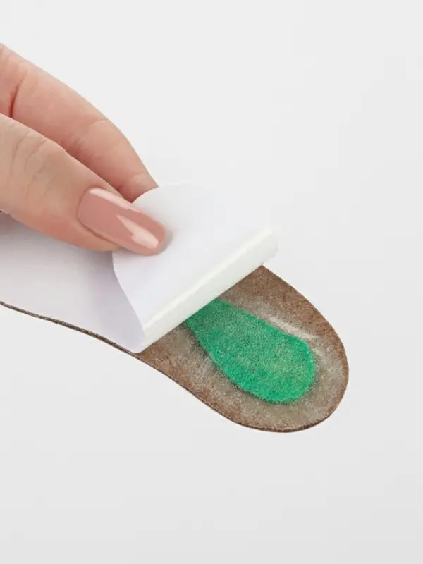 Пяткоудерживатели для обуви, на клеевой основе, дышащие, 10&times;4 см, пара, бежевые