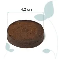 Таблетки торфяные, для рассады, d=4.2 см, с оболочкой, набор 8 шт.