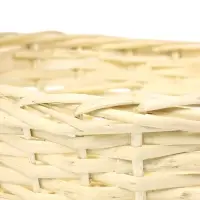 Набор корзин 3 шт ИВА 40x30x13 34х24x11 29х21x10 см ПЛЕТ ручка h=20/18/16 см бел