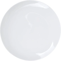 Тарелка Tvist Ivory без бортов 204мм фарфор, белый, фк4005