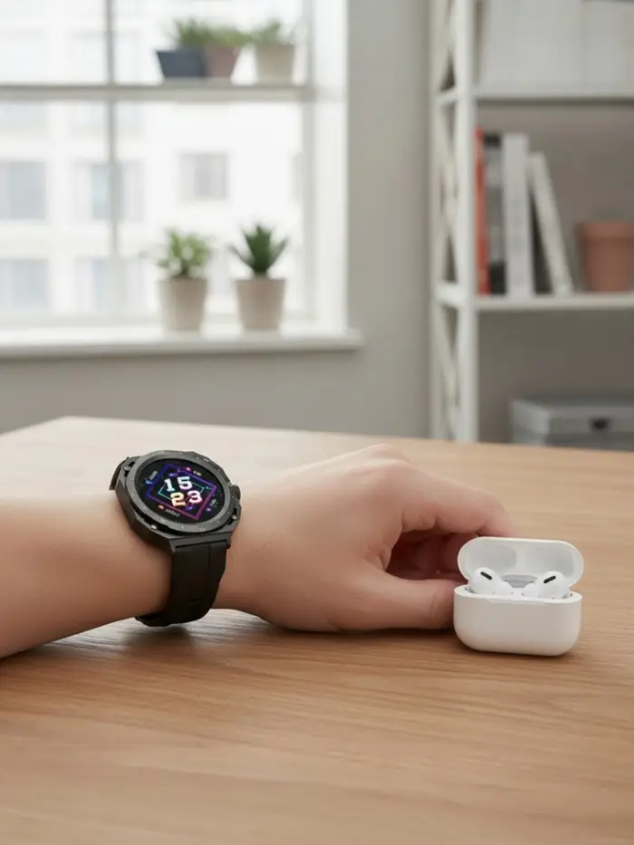 Набор Hoco Смарт-часы Y14 и Наушники EW51 Набор Hoco Смарт-часы Y14 и Наушники EW51