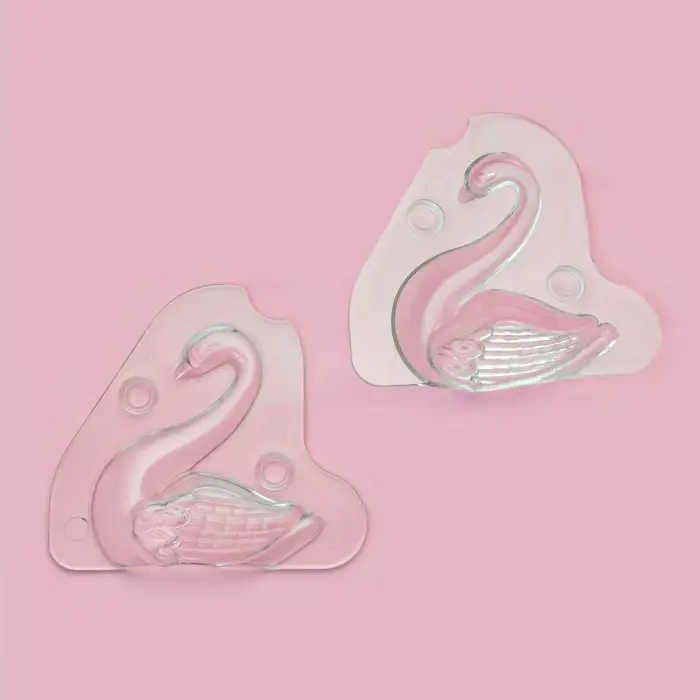 Молд для заливки шоколада 3D &laquo;Лебедь&raquo;, пластик, 13&times;4.7&times;14.5 см, прозрачный