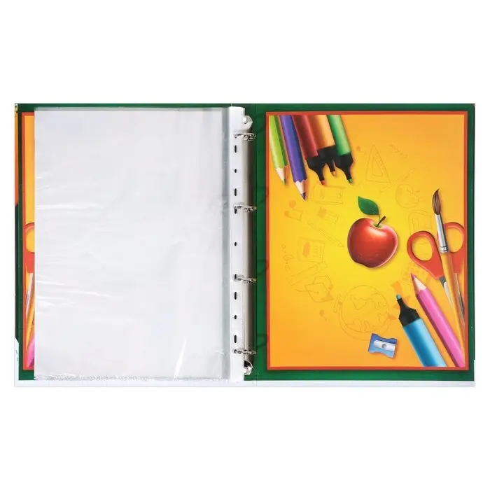 Папка школьная на кольцах &laquo;Портфолио школьника&raquo;, 6 листов-разделителей, 24.5&times;32 см.