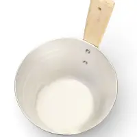 Ушат для бани и сауны, 3 л, алюминий, с деревянной ручкой