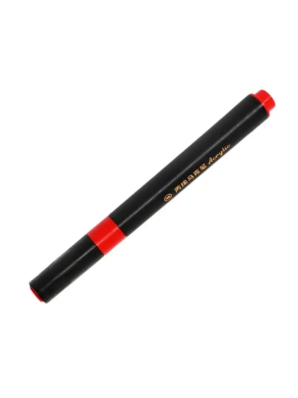 Набор акриловых маркеров 12 цветов, для рисования, в пластиковом пенале