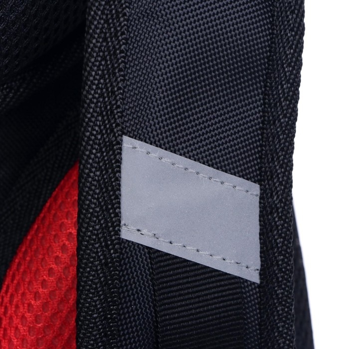 Рюкзак каркасный школьный 38 х 30 х 16 см, эргономичная спинка, Stavia "Чёрная машина"