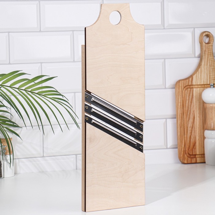 Шинковка деревянная 3 ножа 43,5х15 см Шинковка деревянная 3 ножа 43,5х15 см