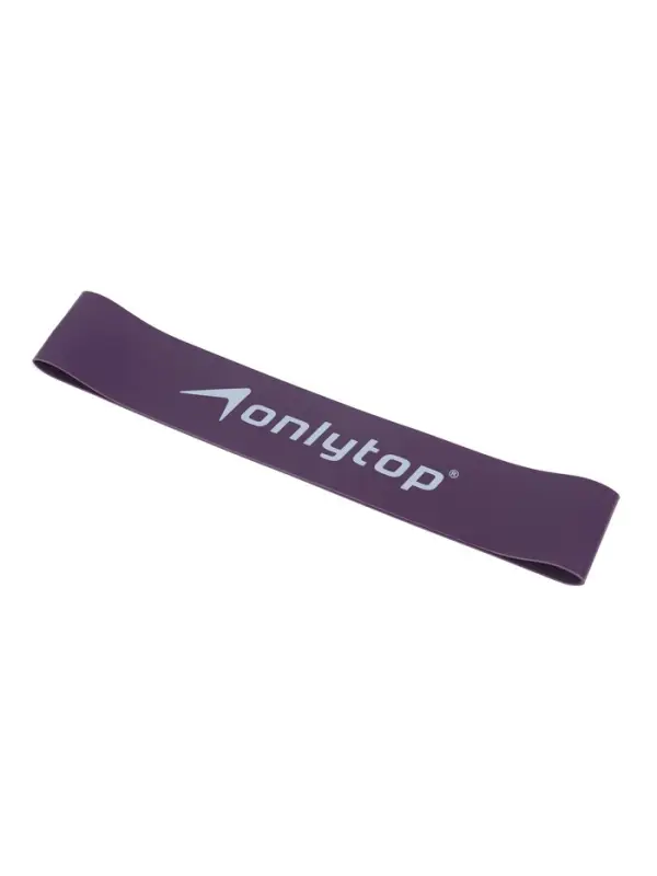 Фитнес-резинка ONLYTOP, 30&times;5&times;0.11 см, нагрузка 10 кг, МИКС