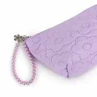 Косметичка дор Цветок 22*6*16, отд на молнии, сиреневый