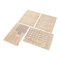 Лесная мастерская Деревянный конструктор "Хрущёвка"206 деталей