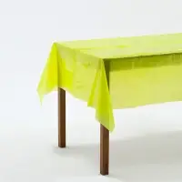 Скатерть 137*183см, флюорисцентная, цвет желтый