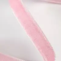 Лента бархатная, 6 мм, 18&plusmn;1 м, розовая №02