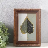 Фоторамка пластик 10х15 см "Прованс" тёмно-коричневый 19х13,7х3 см