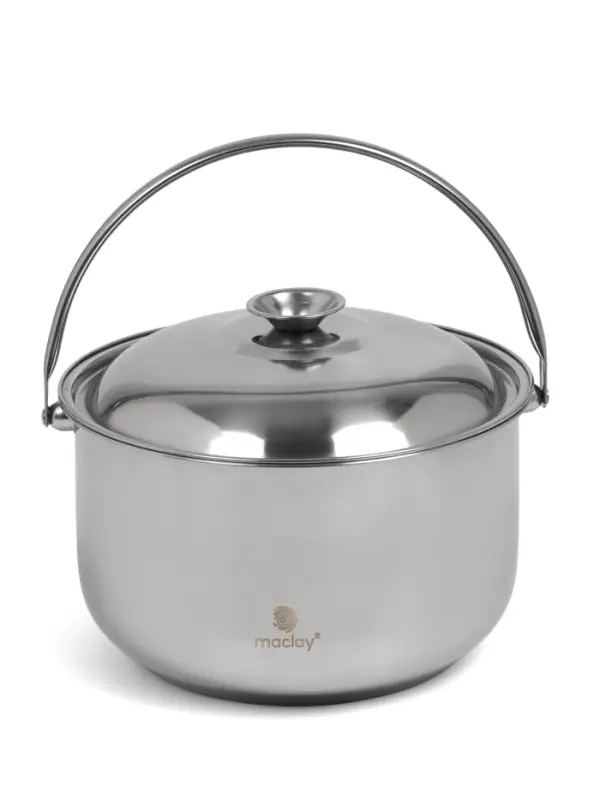 Котелок походный maclay, 24 см, с крышкой, нержавеющая сталь