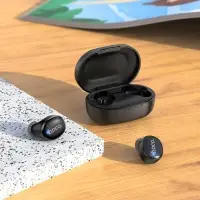 Наушники беспроводные Hoco E11, TWS, вакуумные, Bluetooth 5.1, 40/300 мАч, шумоподавление, чёрные