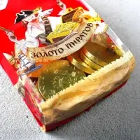 Монеты шоколадные Мешочек &laquo;Золото Пиратов&raquo;, МИКС, 150 г