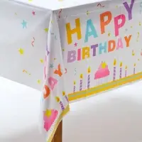 Скатерть "Happy birthday" 137х183 см