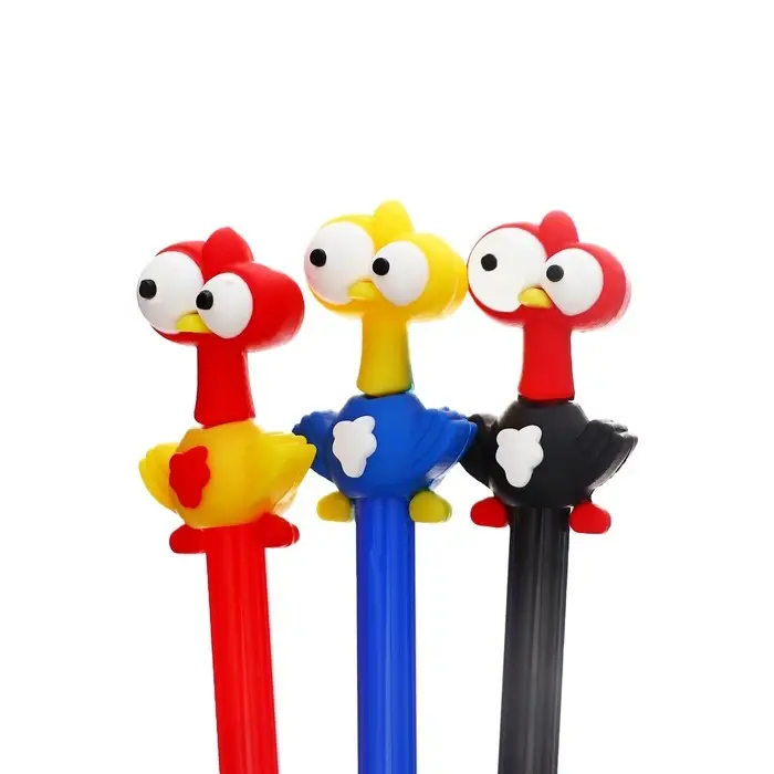 Ручка - прикол гелевая Calligrata «Курица», МИКС Ручка - прикол гелевая Calligrata «Курица», МИКС