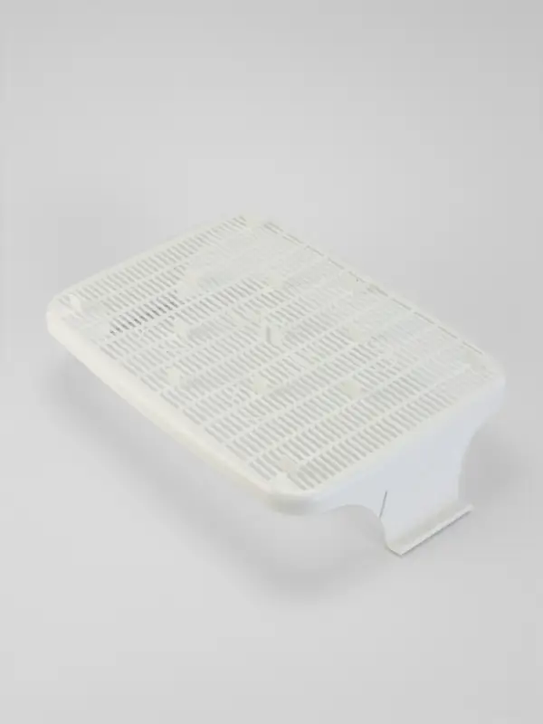 Туалет с сеткой, 44&times;33&times;11.5 см, серый, белый