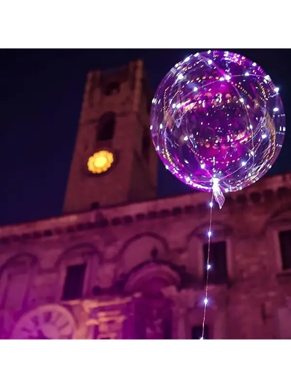 Светодиодная лента для воздушного шара, гирлянда, 3 метра, 31 диод, белая