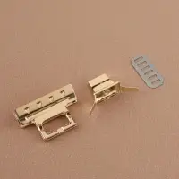 Застёжка для сумки, 3.9&times;2.6 см, цвет золотой