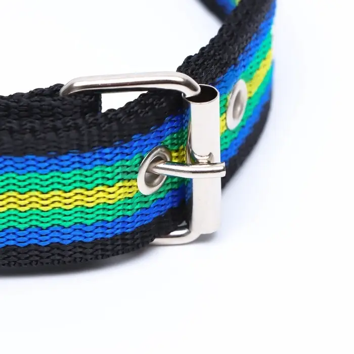 Ошейник четырехслойный, 50&times;3 см, разноцветный