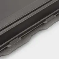 Ланч - бокс одноразовый, 24.7&times;20.6&times;7 см, 1 секция, полистирол, чёрный