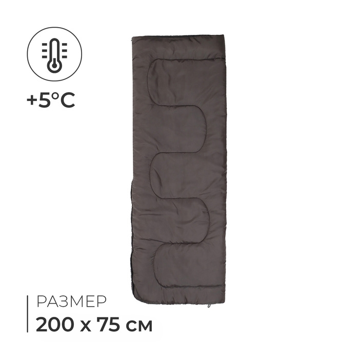 Спальный мешок СО2, 200 х 75 см, от +5 до +20 °С, цвет МИКС Спальный мешок СО2, 200 х 75 см, от +5 до +20 °С, цвет МИКС