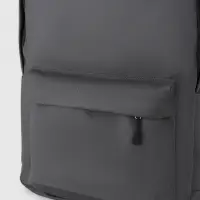 Рюкзак школьный, водонепроницаемый, однотонный, 1 отделение, 3 кармана, 31&times;11&times;40 см, серый