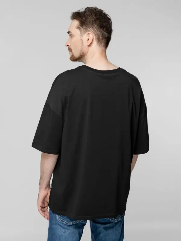 Футболка унисекс оверсайз Crosstown, черная, размер S Футболка унисекс оверсайз Crosstown, черная, размер S