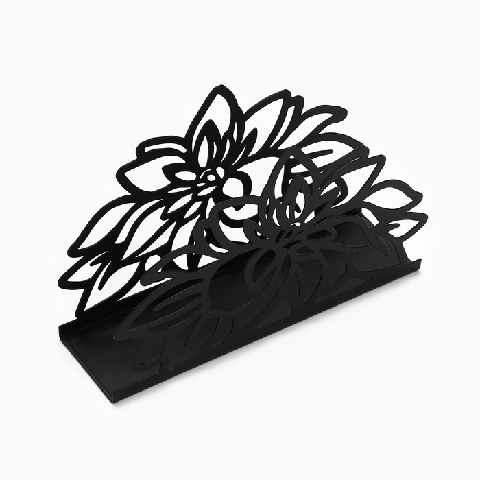 Салфетница «Цветы» металлическая, 14 х 9 см Салфетница «Цветы» металлическая, 14 х 9 см