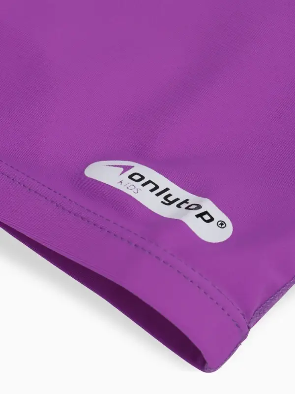 Шапочка для плавания детская ONLYTOP SWIM, тканевая, обхват 46-52 см, цвет фиолетовый Шапочка для плавания детская ONLYTOP SWIM, тканевая, обхват 46-52 см, цвет фиолетовый