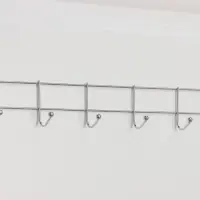 Вешалка настенная Доляна &laquo;Лето&raquo;, 10 крючков, 55&times;5&times;3.5 см, хромированная