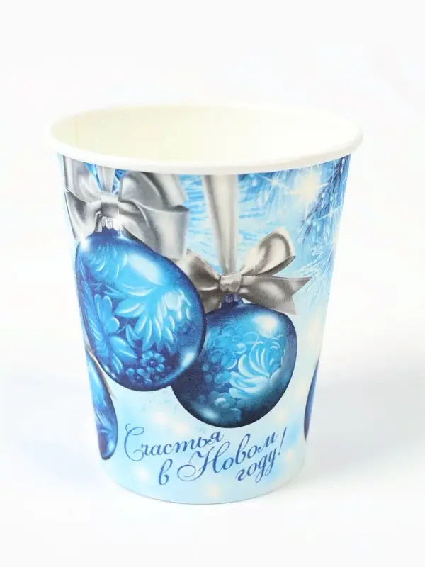 Набор бумажной посуды «Счастья в Новом году», 12 персон Набор бумажной посуды «Счастья в Новом году», 12 персон