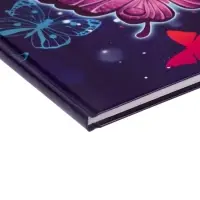 Дневник школьный для 1-4 классов, &laquo;Бабочки. Неон&raquo;, твёрдая обложка 7БЦ, глянцевая ламинация, 48 листов