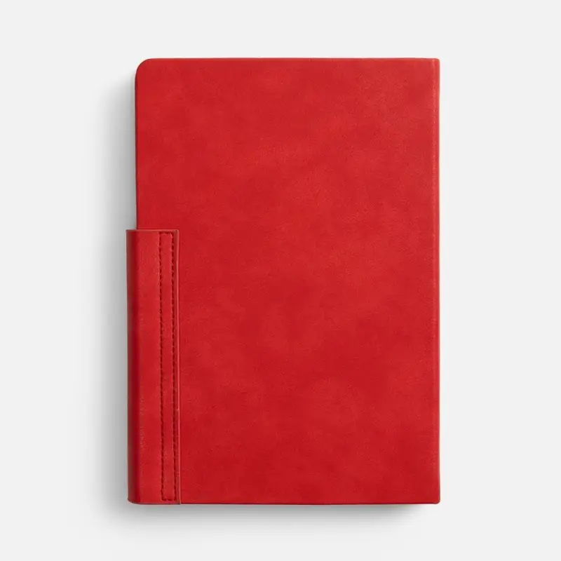 Ежедневник Leadmark, недатированный, красный