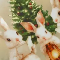 Посуда новогодняя «Новый Год», набор 4 предмета: тарелка Посуда новогодняя «Новый Год», набор 4 предмета: тарелка