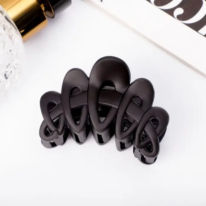 Крабик для волос &laquo;Джастин&raquo;, петельки, 6 см, МИКС